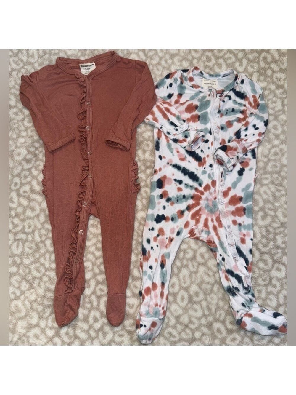 SPEARMINT LOVE Bamboo Ruffle Footies